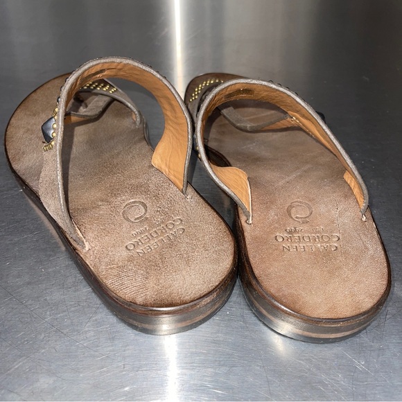 Calleen Cordero “Viva” studded leather sandals. New in original box - Picture 10 of 14